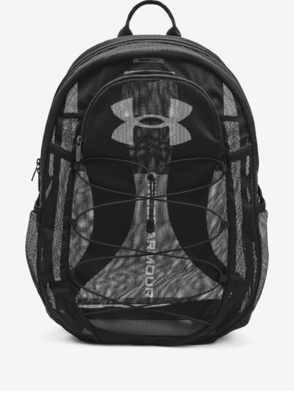 Under Armour Black Men's Mesh Backpack with Bungee Front